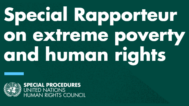 Special Rapporteur on extreme poverty and human rights